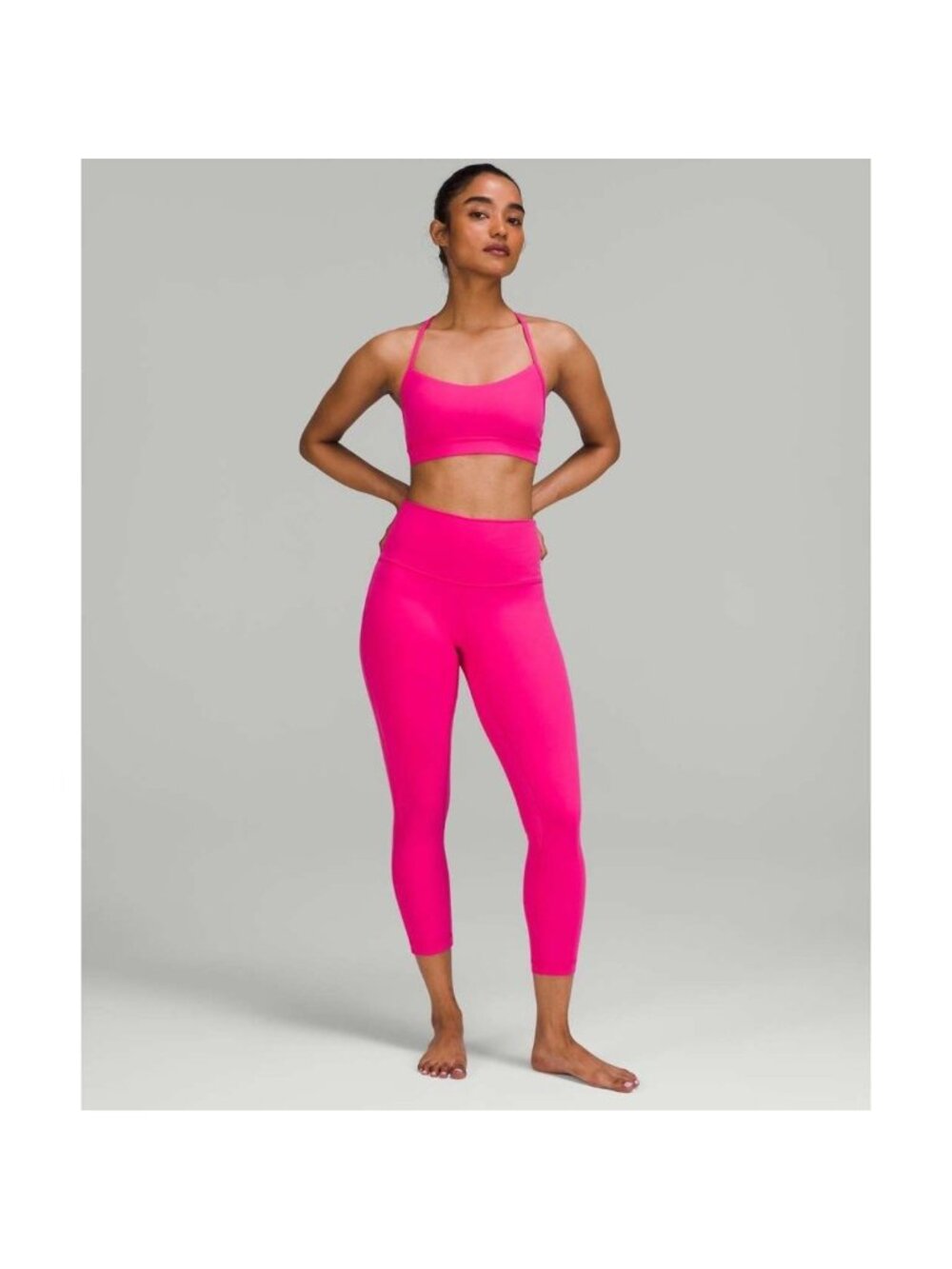 Lululemon Align High-Rise Crop 23" Sonic Pink Size 4